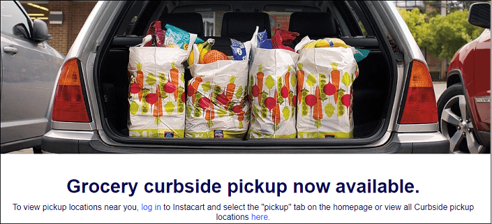 Aldi Grocery Curbside