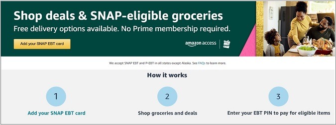 Amazon Snap and EBT