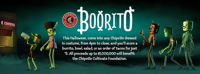 Discounted Chipotle Burrito