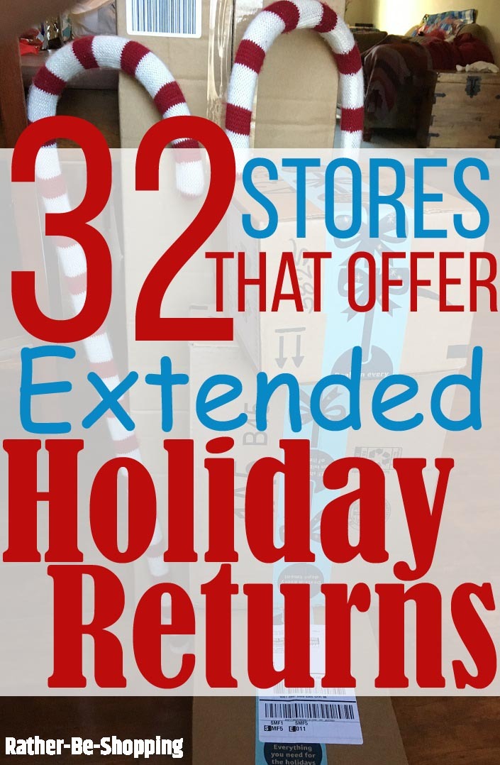 All 32 Popular Stores That Offer Extended Holiday Returns