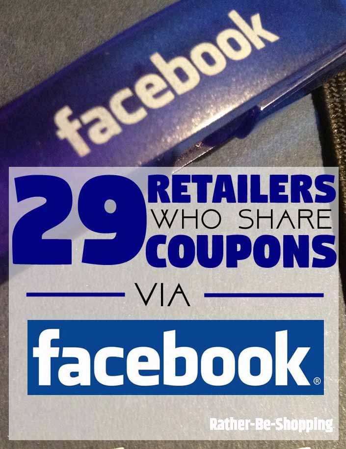 The 29 Retailers Who Actually Share Coupons on Their Facebook Page