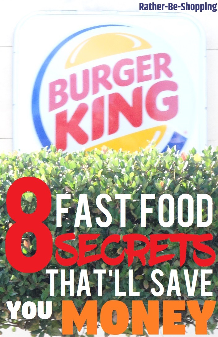 8 Fast Food Menu Secrets That'll Make You Look REALLY Smart (and Save You Money)