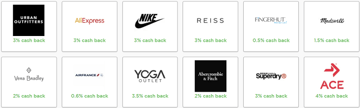 Cashback Rates