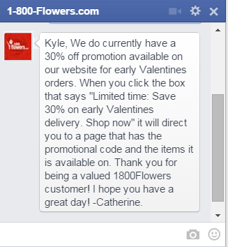 23 Popular Retailers that Hand out Coupons via Facebook Messenger