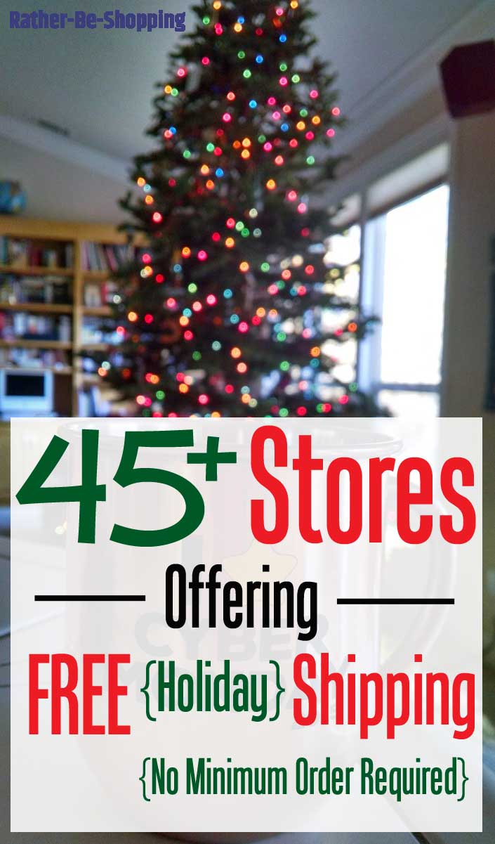 45+ Retailers Offering FREE Shipping on Holiday Shopping (With NO Minimum)