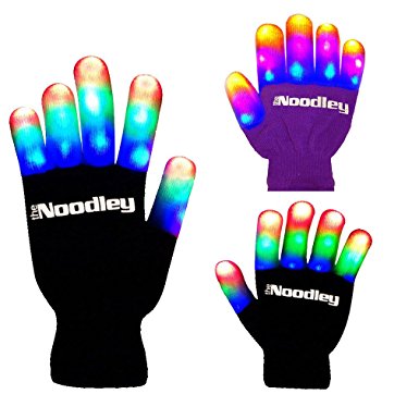 The Noodley's Flashing LED Light Gloves