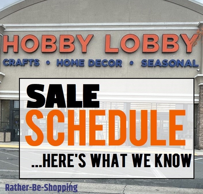 Hobby Lobby Sale Schedule: Time Your Purchase and Save BIG