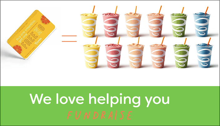 Jamba Juice Fundraise Cards