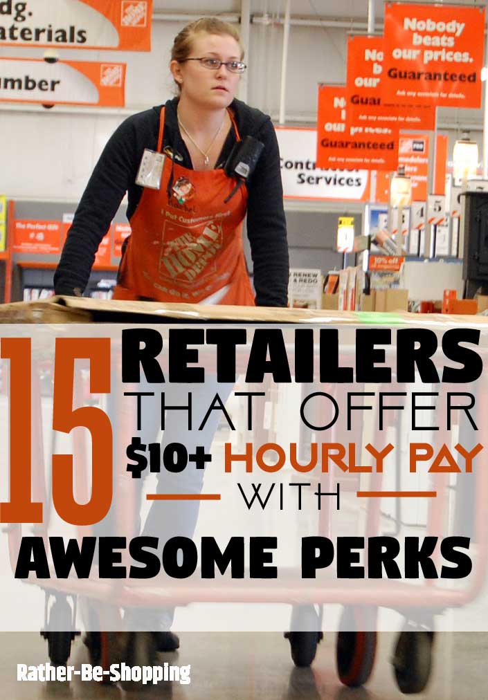 Highest Paying Jobs: Retailers That Offer a $12+ Hourly Wage with Benefits