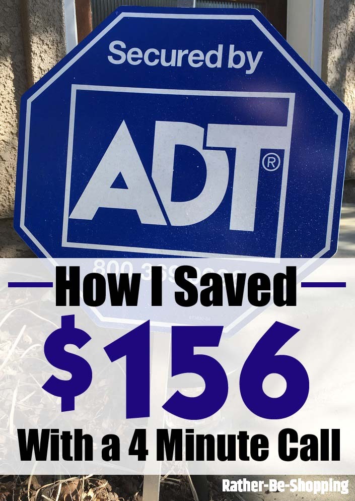 Lower Your ADT Bill: How I Saved $156 in 4 Minutes