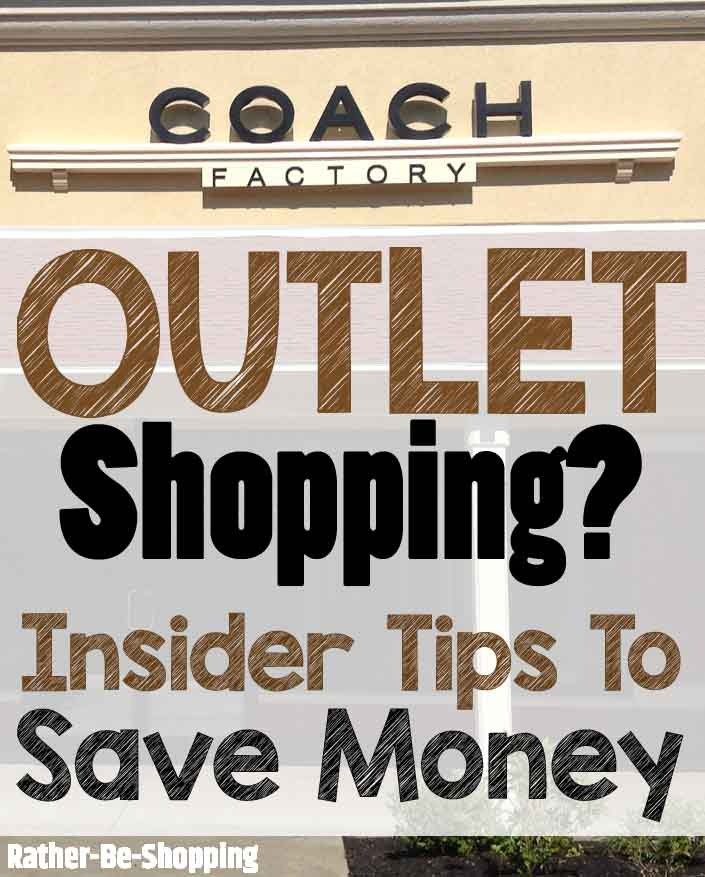 Going Outlet Shopping? Insider Secrets to Save Money