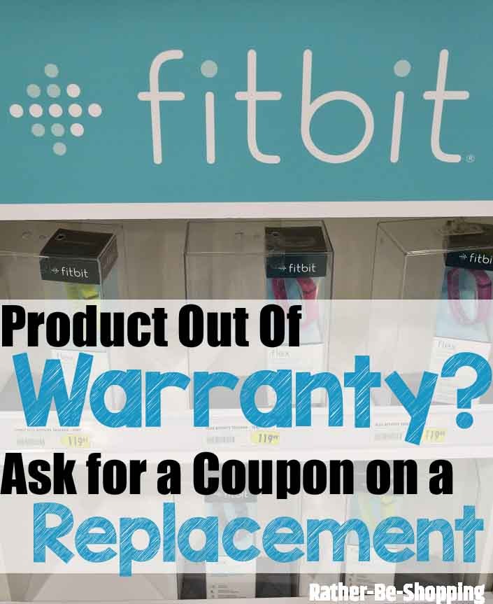 Product Out of Warranty? Ask Company For a Coupon on a Replacement