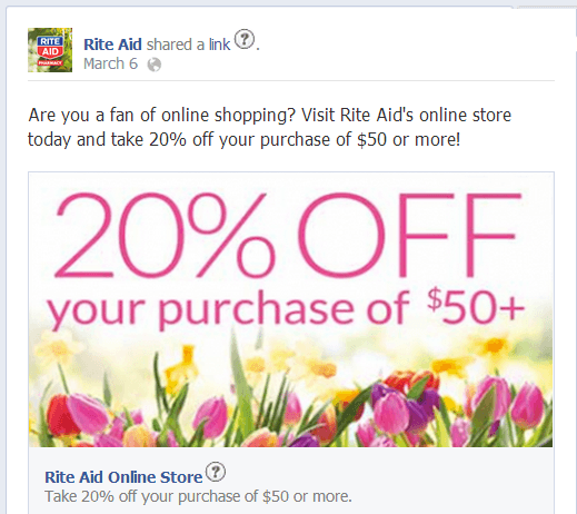 Rite Aid on Facebook