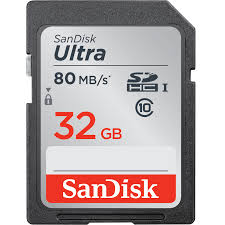 SanDisk 32GB Ultra Class 10 SDHC