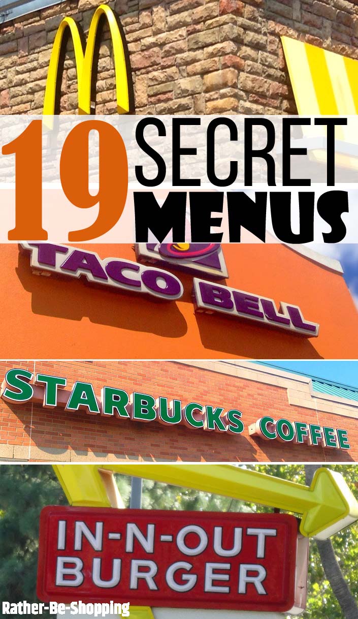 Secret Menus | 19 Hidden Menus That'll Change How You Dine Forever