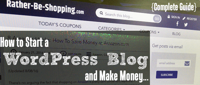 Start a Blog