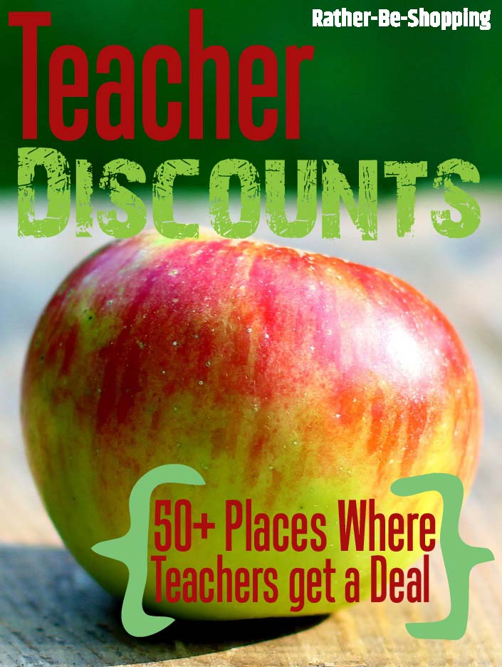 Calling All Teachers: 50+ Places Where Educators Get Teacher Discounts