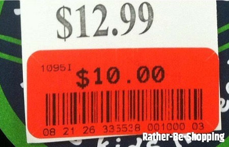 TJ Maxx price tag