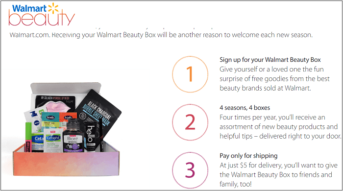 Walmart Beauty Box