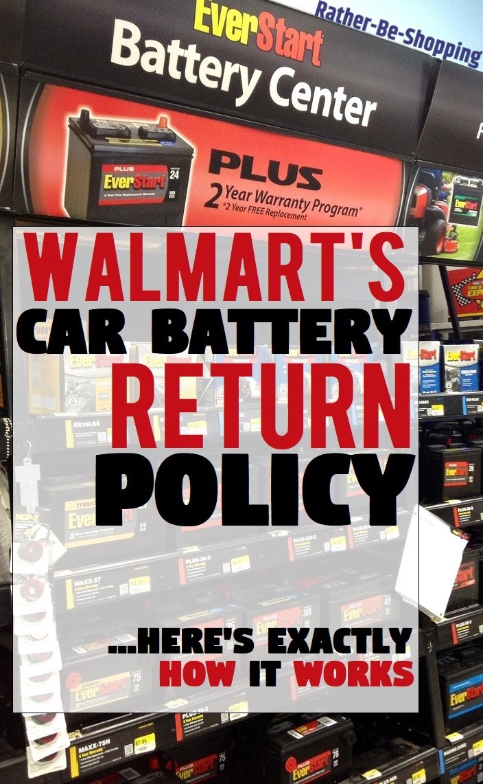 Walmart Car Battery Return Policy: What Is It and How Do I Use It?